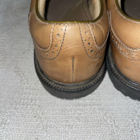 Footjoy Icon Men’s Golf Wingtip Shoes Size 10.5 M Brown Leather Outdoors Active - Picture 11 of 12